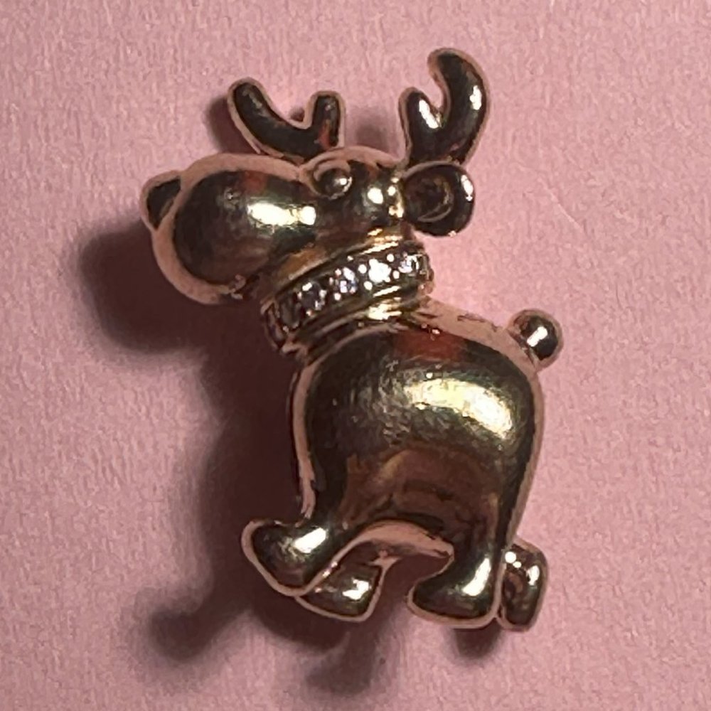 Rose Reindeer Charm